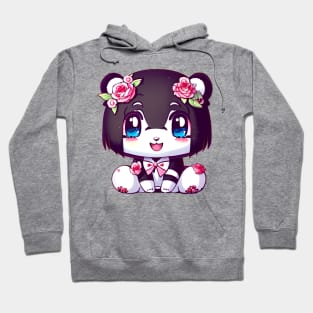 Cute kawaii panda bear Hoodie